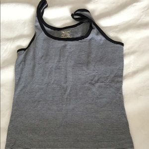 Black and white tank top